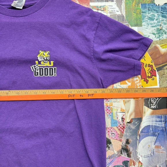LSU Tigers The Good The Bad The Ugly Purple T Shirt College Football Size G - Picture 3 of 7